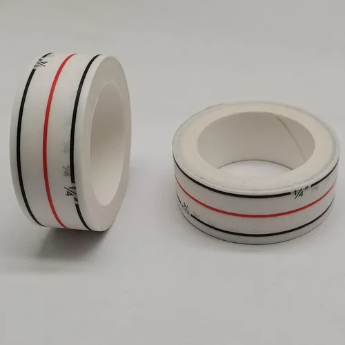 Miniatura 2 de HONEYSEW Cintas de costura diagonales Cintas de cosido para costuras diagonales rectas Herramienta de instrucción Cinta guía de costura 2 rollos