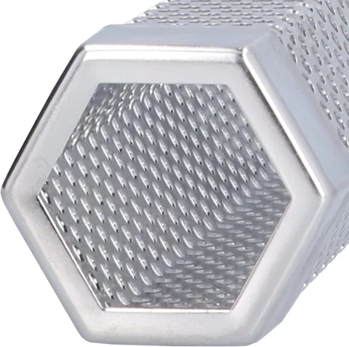 Miniatura 7 de CHICIRIS Tubo de fumador de acero inoxidable 304, portátil, hexagonal, estable, generador de humo para ahumar alimentos fríos y calientes, a