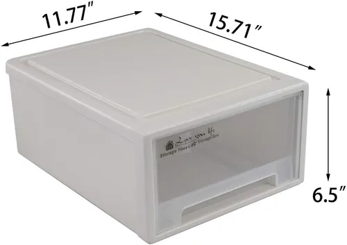 Miniatura 2 de Cajón de almacenamiento apilable de 17.8 cuartos de galón, 1 paquete