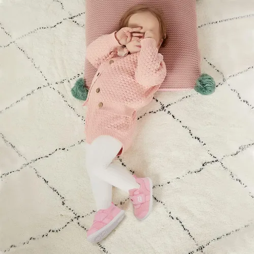 Miniatura 2 de BMCiTYBM Zapatos para caminar de malla transpirable para bebés, niños y niñas, ligeros, antideslizantes, para primeros pasos, 6, 9, 12, 18, 24 meses