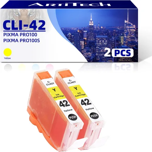 Miniatura 15 de CLI-42 BK Pixma Pro-100 - Cartuchos de tinta de repuesto para Canon CLI42 CLI-42 Cartucho de tinta negro para impresoras Pixma Pro-100S, paquete de 2