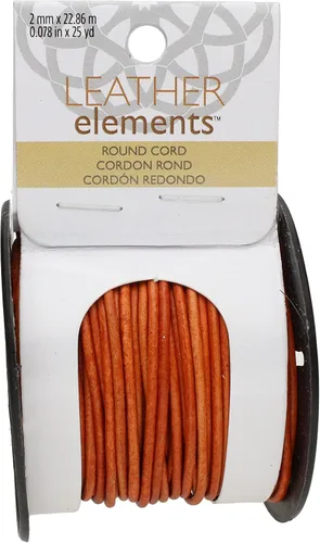Miniatura 94 de The Beadsmith Cordón de cuero – Negro – Bobina de 0.039 in – 5 yardas/14.8 ft – Tanga de cuero indio ideal para trenzar, cuentas, collares, cordones