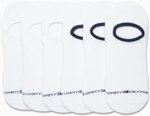 Miniatura 4 de Tommy Hilfiger Calcetines invisibles para hombre - Paquete de 6 mezcla de algodón elásticos suaves acolchados casuales atléticos deportivos forros