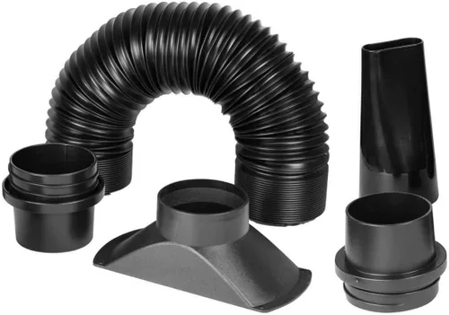 POWERTEC Kit de manguera flexible de recolección de polvo 70207V, 4 pulgadas de diámetro