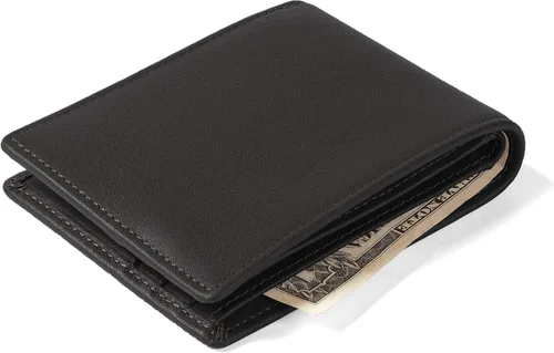 Miniatura 7 de Leatherology Black Onyx - Cartera plegable delgada para hombre, RFID disponible