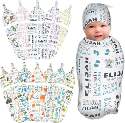 Manta personalizada para bebé y niño con nombre, mantas de bebé personalizadas para niñas y niños con nombre, artículos personalizados para bebés,