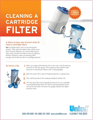 Miniatura 6 de Cartucho de filtro de repuesto C-8409 Unicel para Hayward de 90 pies cuadrados CX900RE, Sta-rite PXC-95, Waterway Pro Clean 100, Waterway Clearwater