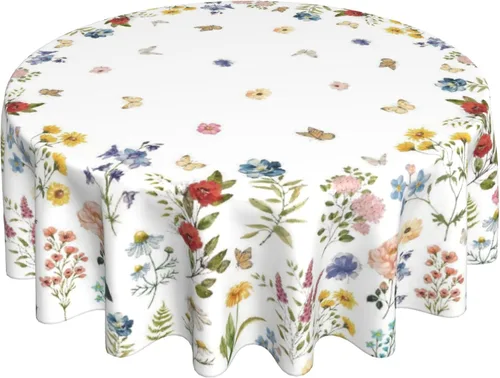 Miniatura 33 de BETGINY 4th of July Tablecloth Square 60x60 Inch,White Red Blue Patriotic Stars Table Cloth,Stain Resistance Polyester American Independence Day