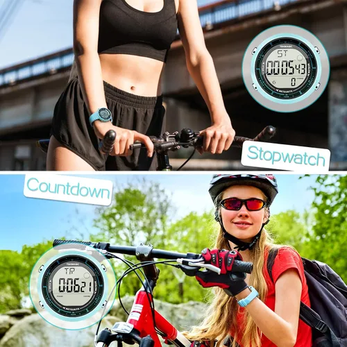 Miniatura 3 de Reloj deportivo digital para niños y niñas, para nadar o bucear 328.1 ft bajo el agua, con múltiples funciones de reloj despertador, cronómetro