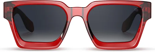 Miniatura 18 de VISOONE Moda 100% UV400 Protección Rectángulo TR90 Y2K Gafas de sol Accesorios para Mujeres Hombres RIVER, Carne de suelo/Gris Rosa