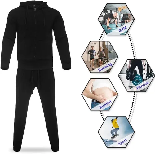 Miniatura 3 de Zusmen Chándal para hombre, chamarras y pantalones de 2 piezas