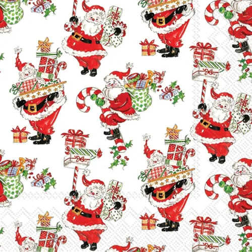 IHR Ideal Home Range Servilletas de fiesta Rosanne Beck Holiday Collection desechables de 3 capas de papel para el almuerzo, 6.5 x 6.5 pulgadas,