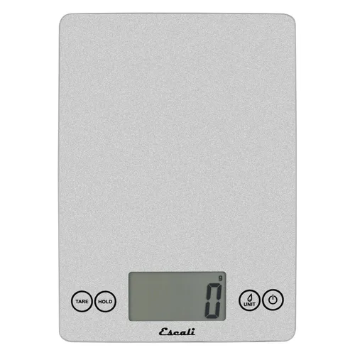 Miniatura 15 de Escali Arti Glass Food Scale Digital Countertop Kitchen, Baking and Cooking Scale with Nutrition and Calorie Counter, 15-Pound Capacity, 9" x 6.5" x
