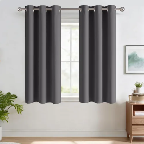 Miniatura 115 de RYB HOME Cortinas opacas de cocina de 36 pulgadas de largo, tratamiento de privacidad para ventanas pequeñas, aislamiento térmico, telón de fondo
