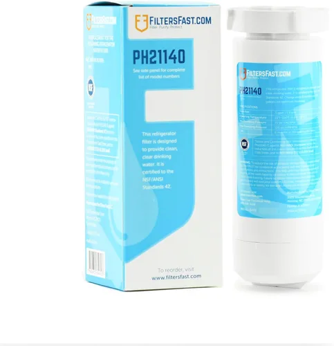 Filters Fast PH21140 Reemplazo compatible para GE XWF Cartucho de filtro de agua para refrigerador Filtro de carbono para dispensador de agua de