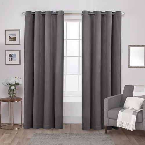 Miniatura 9 de Cortinas exclusivas para el hogar, de terciopelo, pesadas, para ventanas, paneles pares