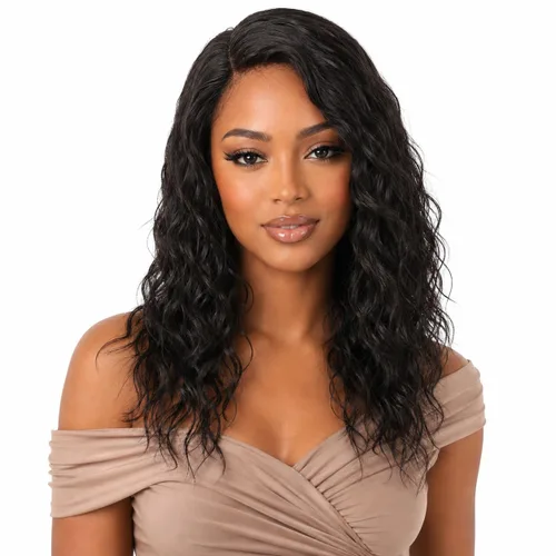 Miniatura 7 de Pelucas de cabello humano rizado profundo, parte lateral, encaje frontal precortado, encaje frontal para usar y llevar, peluca sin pegamento