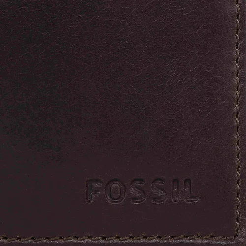 Miniatura 7 de Fossil Derrick - Cartera de piel con bloqueo RFID y funda extraíble para tarjetas