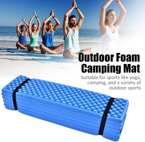 Miniatura 3 de Almohadillas de espuma para dormir, colchón plegable de espuma de célula cerrada, impermeable para dormir al aire libre para mochileros y senderismo