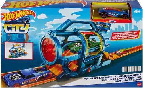 Miniatura 6 de Hot Wheels Turbo Jet CAR WASH Juego Set