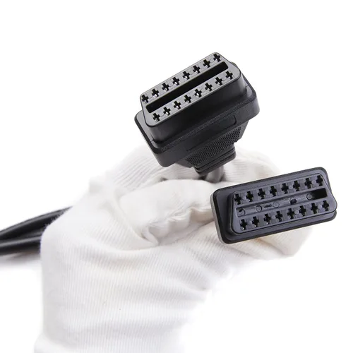 Miniatura 3 de bbfly-B4 OBD II OBD2 - Cable divisor, 1 adaptador de extensión macho y 2 adaptadores hembra (1 pie/30 cm)