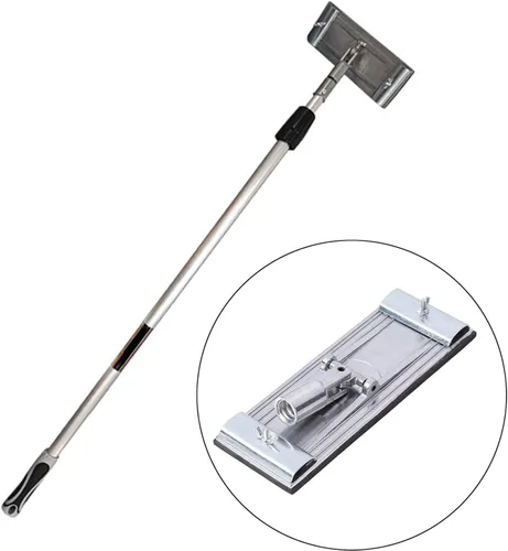 Miniatura 2 de Soporte de lijadora de aleación para paneles de yeso y lijado de carrocería automática, bloque de lijado manual de 0.197 in de grosor para uso