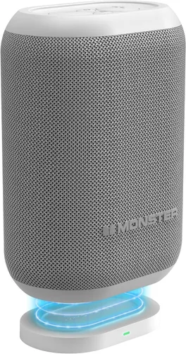 Miniatura 11 de Monster DNA Max - Altavoz Bluetooth portátil, altavoz portátil con sonido de 360 graves y almohadilla de carga inalámbrica certificada Qi de 10 W