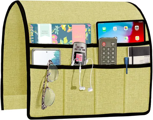 Miniatura 11 de Joywell Organizador de Sillón Reclinable con 6 Bolsillos Caddy de Sillón Soporte de Control Remoto para Sofá Reposabrazos Organizador Antideslizante