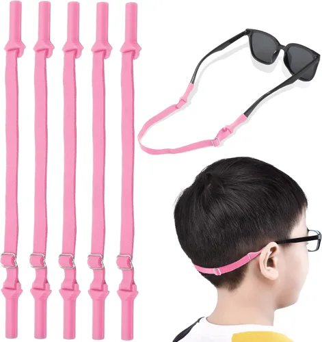 5 correas ajustables para gafas, correas de vidrio sin cola, correa de soporte deportivo para gafas y lentes de sol