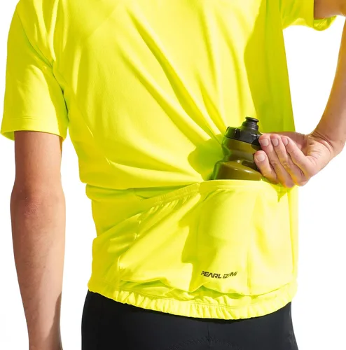 Miniatura 4 de PEARL IZUMI Camiseta de ciclismo de manga corta para hombre cremallera completa con tela reflectante