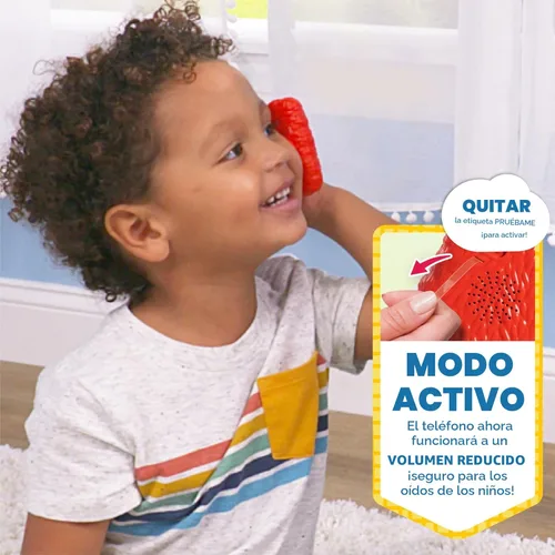 Miniatura 3 de Sesame Street Aprende con el teléfono Elmo Pretend Play, aprendizaje y educación, juguetes para niños para edades de 2 años en adelante por Just Play