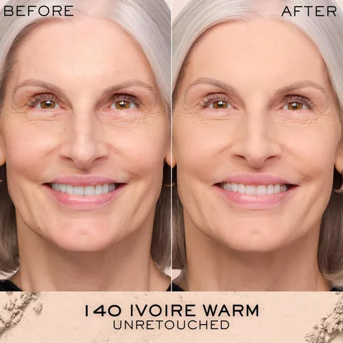 Miniatura 3 de Lancôme Base en polvo de doble acabado: acabado natural, cobertura transparente a completa, base de polvo de larga duración, controla el brillo 140