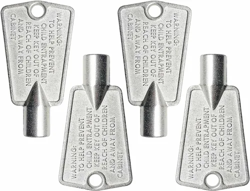 Miniatura 8 de 216702900 Llaves de puerta de congelador de metal - Compatible con Frigidaire, Kenmore, GE Freezers - Repalces: AP4301346, AP4071414, PS2061565