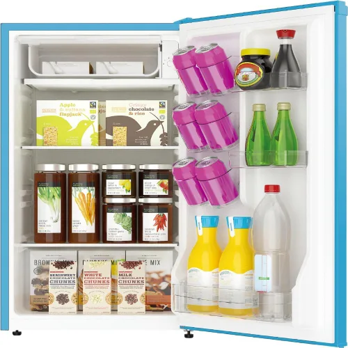 Miniatura 5 de Pequeño refrigerador Igloo de RCA, Azul