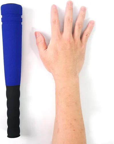Miniatura 7 de Aoneky Bate y pelota de béisbol de espuma mínima azul de 11.8 pulgadas 1 murciélago azul y 1 bola roja