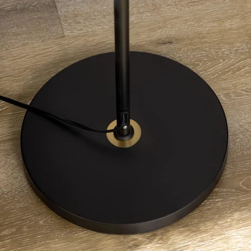 Miniatura 9 de HOMCOM Lámparas de pie ajustables para sala de estar, lámpara de pie para dormitorio con brazo de equilibrio, cabeza y altura ajustables, lámpara