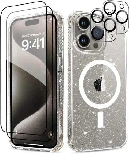 Miniatura 49 de MIODIK Compatible con Funda para iPhone Air, [Compatible con Magsafe] con Protector de Pantalla y Protección de Cámara Mejorada, Funda Protectora