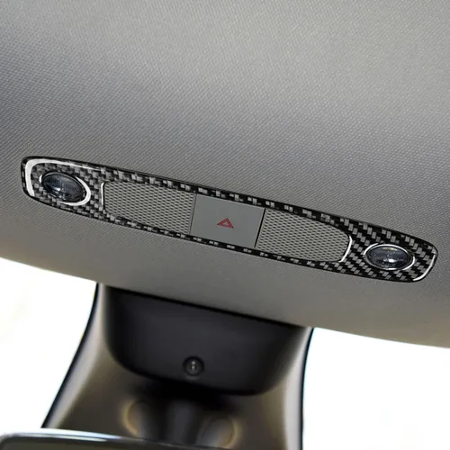 Miniatura 3 de 1 unidad de panel de cubierta de fibra de carbono, interruptor de faros delanteros Kit de ajuste interior para Tesla modelo 3 2017-2022 y modelo Y