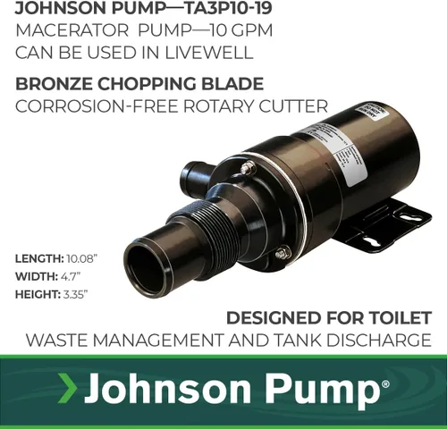 Miniatura 2 de Johnson Pump Bomba Maceradora 12V