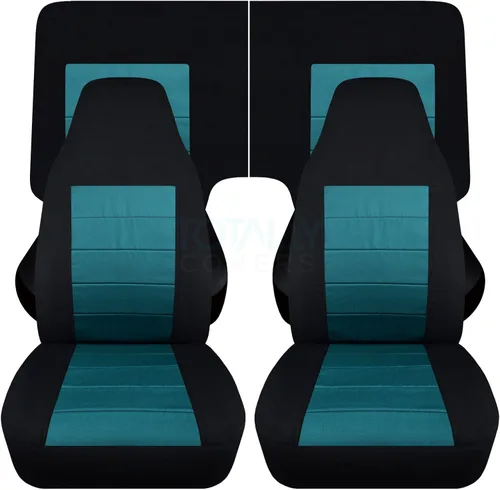 Miniatura 45 de Totally Covers Compatible con cubiertas de asiento para Chevy Camaro 1982-1992: Negro - Juego completo (23 colores) Cupé/Convertible Banco