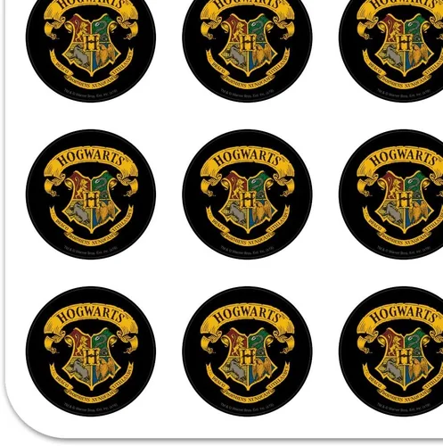 Miniatura 2 de Harry Potter Ilustrated Hogwart's Crest Planner Calendario Scrapbooking Craft Pegatinas Opaco