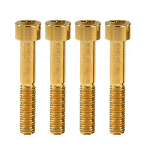 Miniatura 44 de Tornillos Allen de cabeza hueca de titanio M10 20 25 30 35 40 45 50 55 2.362 in Tornillos paquete de 4 (M10 x 0.787 in, paso 0.049 in, negro)