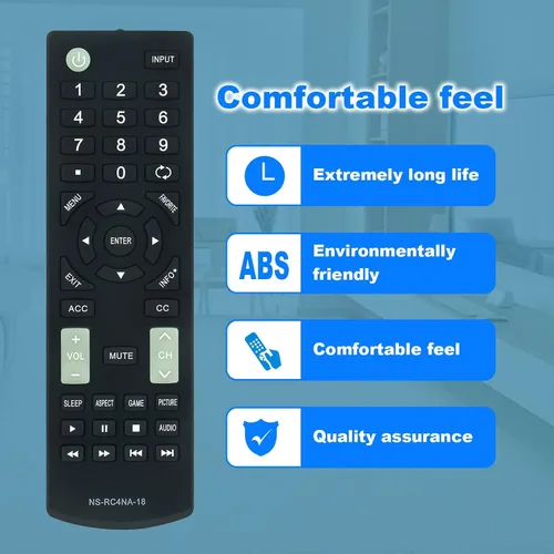 Miniatura 6 de NS-RC4NA-18 Reemplazo de control remoto para Insignia LED TV NS-40D420MX18 NS-49D420NA18 NS-55D420MX18 NS-40D420NA18 NS-55D420NA18 NS-39D310NA17