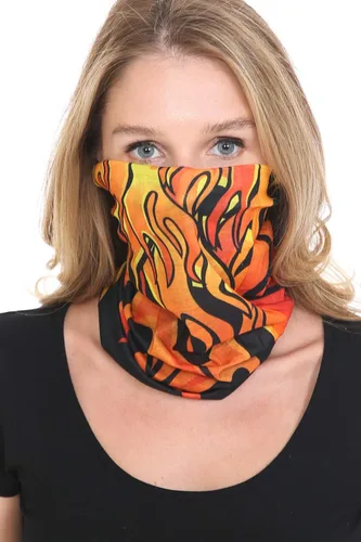 Miniatura 3 de Triple9 - Pasamontañas antipolvo Paquete de 6 polainas para cuello para hombres y mujeres Máscara facial bandana (rojo, azul), Rojo, Azul