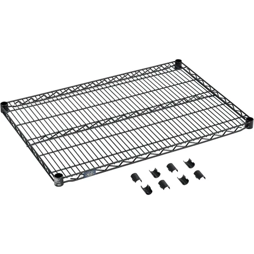 Miniatura 13 de Nexel Estante de alambre adicional para estanterías de alambre, capacidad de 600-800 libras, 14 pulgadas de ancho x 54 pulgadas de largo, acabado