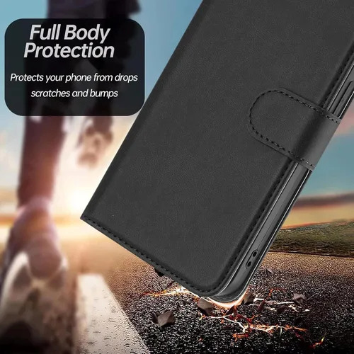 Miniatura 2 de Funda compatible con Sony Xperia 1 VI Cierre Magnético Billetera Ranura Tarjeta Flip Kickstand Case Negro