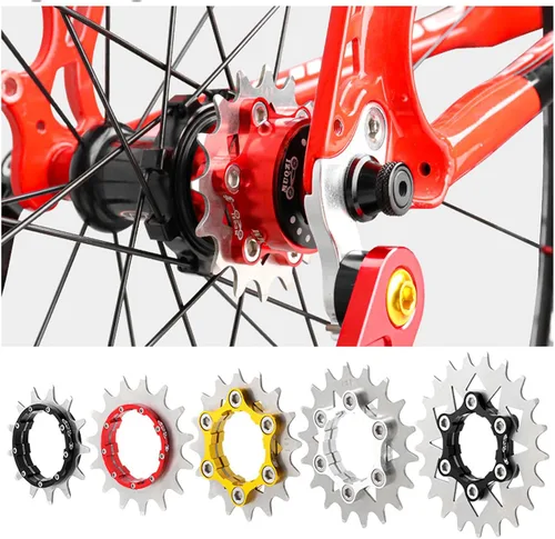Miniatura 8 de Kit de conversión de velocidad única para bicicleta 12T13T/14T/15T/16T/17T/18T/19T/20T/21T/22T Cassette de una sola velocidad y espaciadores
