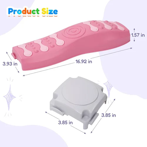 Miniatura 6 de Kids Balance Beam and Stepping Stones, 8 Pcs Toddler Balance Beam, Non-Slip Plastic Stepping Stones, Sensory Toys for Toddlers, Kids,Active Play for