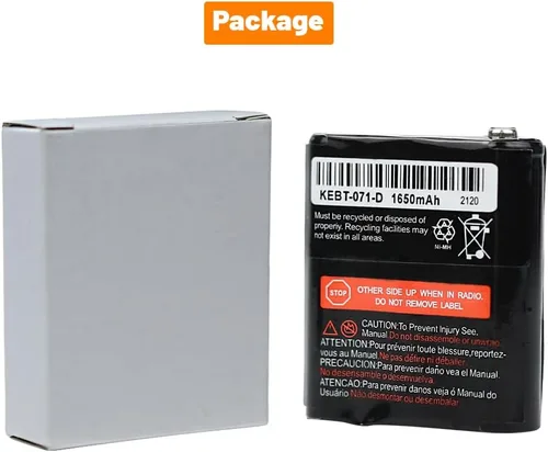 Miniatura 7 de Paquete de 2 baterías recargables de radio bidireccional de 3.6 V 1650 mAh para Motorola 53615 KEBT-071A KEBT-071B KEBT-071C KEBT-071D Talkabout