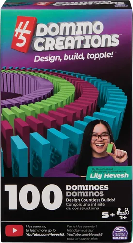 Miniatura 11 de H5 Domino Creations by Lily Hevesh - Juego familiar de 100 piezas para adultos y niños a partir de 5 años